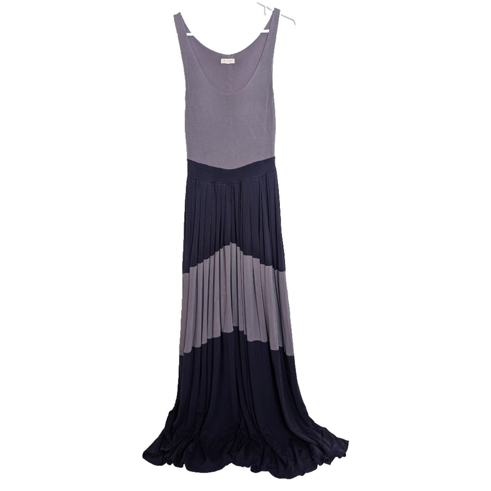 Urban Outfitters Silence And Noise Maxi Dress Size Small Purple Black Colorblock